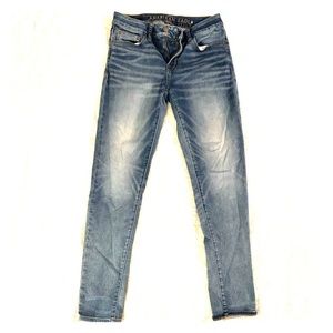 Mens AE mild stonewashed jeans
